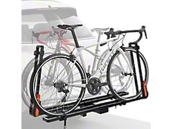 Single Load Arm Folding Hitch Bike Rack Platform; Carries 2 Bikes (Universal; Some Adaptation May Be Required)