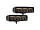 Go Rhino Sixline Blackout Combo Series LED Lights; Flood Beam (Universal; Some Adaptation May Be Required)