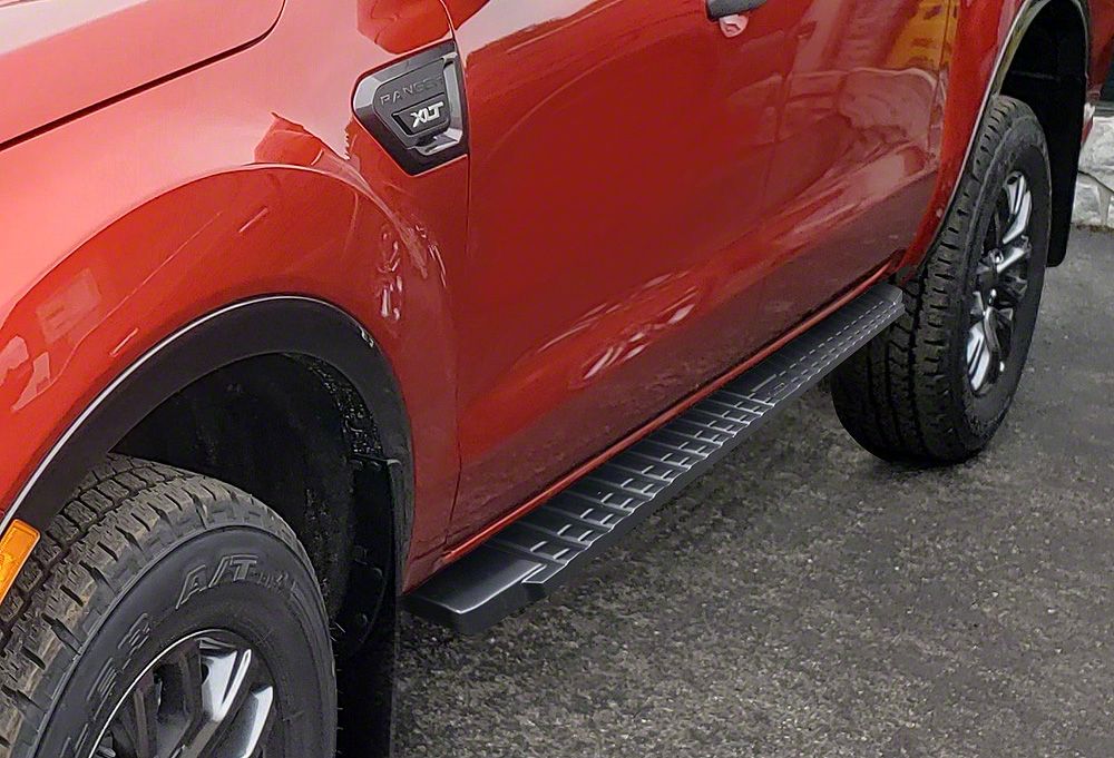 Ranger TStyle Running Boards; Black (1924 Ranger SuperCrew) Free