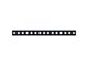 X-Track Rail; Matte Black; 60-Inch