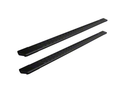 Raptor Series 5-Inch OEM Style Full Tread Slide Track Running Boards; Black Textured (15-22 Canyon Extended Cab)