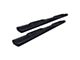 Raptor Series 5-Inch Oval Style Slide Track Running Boards; Black Textured (15-22 Canyon Crew Cab)