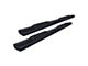 Raptor Series 5-Inch Oval Style Slide Track Running Boards; Black Textured (15-22 Canyon Extended Cab)