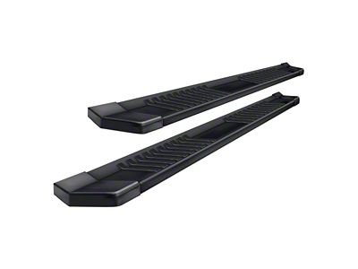 Raptor Series 6-Inch OEM Style Slide Track Running Boards; Black Textured (15-22 Canyon Extended Cab)