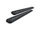 Raptor Series 6.50-Inch Sawtooth Slide Track Running Boards; Black Textured (15-22 Canyon Crew Cab)