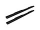 Raptor Series 5-Inch Oval Style Slide Track Running Boards; Black Textured (15-24 F-150 SuperCrew)