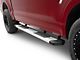 Raptor Series 6-Inch OEM Style Slide Track Running Boards; Brushed Aluminum (15-25 F-150 SuperCrew)