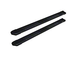 Raptor Series 6-Inch OEM Style Slide Track Running Boards; Black Textured (17-24 F-250 Super Duty Regular Cab)