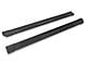 Raptor Series 6-Inch OEM Style Slide Track Running Boards; Black Textured (17-24 F-250 Super Duty SuperCrew)