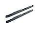 Raptor Series 5-Inch OE Style Curved Oval Side Step Bars; Black (11-16 F-350 Super Duty SuperCrew)