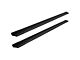 Raptor Series 5-Inch OEM Style Full Tread Slide Track Running Boards; Black Textured (17-24 F-350 Super Duty SuperCab)