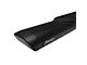 Raptor Series 5-Inch Oval Style Slide Track Running Boards; Black Textured (17-24 F-350 Super Duty Regular Cab)