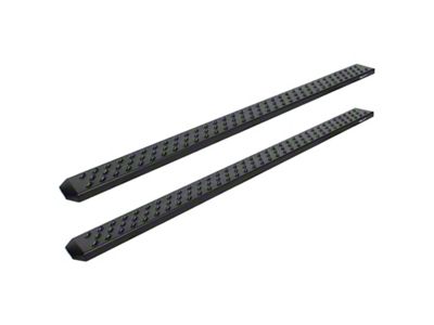 Raptor Series 6.50-Inch Sawtooth Slide Track Running Boards; Black Textured (11-16 F-350 Super Duty SuperCab)