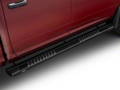 Raptor Series 6-Inch OEM Style Slide Track Running Boards; Black Textured (10-24 RAM 2500 Crew Cab)