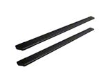 Raptor Series 5-Inch OEM Style Full Tread Slide Track Running Boards; Black Textured (19-25 Sierra 1500 Double Cab)