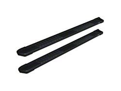 Raptor Series 6-Inch OEM Style Slide Track Running Boards; Black Textured (07-19 Sierra 2500 HD Extended/Double Cab)