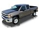 Raptor Series 5-Inch OE Style Curved Oval Side Step Bars; Rocker Mount; Black (07-19 6.0L Silverado 2500 HD Extended/Double Cab)