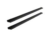 Raptor Series 5-Inch OEM Style Full Tread Slide Track Running Boards; Black Textured (20-25 Silverado 2500 HD Double Cab)