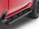 Raptor Series 5-Inch OEM Style Full Tread Slide Track Running Boards; Black Textured (20-25 Silverado 2500 HD Crew Cab)