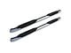 Raptor Series 4-Inch OE Style Curved Oval Side Step Bars; Body Mount; Polished Stainless Steel (99-06 Silverado 1500)