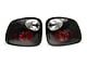 Raxiom Axial Series Altezza Style Tail Lights; Black Housing; Clear Lens (97-00 F-150 Flareside)