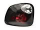 Raxiom Axial Series Altezza Style Tail Lights; Black Housing; Clear Lens (97-00 F-150 Flareside)