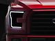 Raxiom CXR Series LED Headlights with DRL and Sequential Turn Signals; Black Housing; Clear Lens (15-17 F-150 w/ Factory Halogen Headlights)