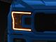 Raxiom CXR Series LED Headlights with Amber DRL; Black Housing; Clear Lens (18-20 F-150)