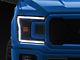 Raxiom CXR Series LED Headlights with Sequential Turn Signals; Black Housing; Clear Lens (18-20 F-150 w/ Factory Halogen Headlights)