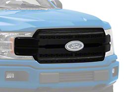 Raxiom CXR Series LED Upper Replacement Grille with White DRL; Black (18-20 F-150, Excluding Raptor)