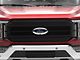 Raxiom CXR Series LED Upper Replacement Grille with White DRL; Black (21-23 F-150, Excluding Raptor)