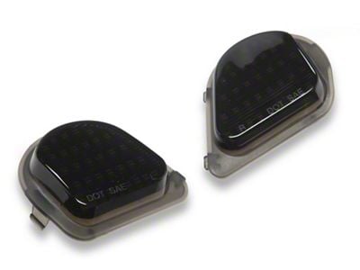 Raxiom Axial Series LED Mirror Puddle Lights; Smoked (11-18 RAM 2500)