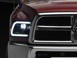 Raxiom LED Halo Surround Headlights; Black Housing; Clear Lens (10-18 RAM 2500)