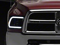 Raxiom LED Halo Surround Headlights; Black Housing; Clear Lens (10-18 RAM 2500)