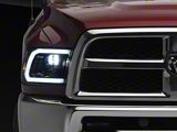 Raxiom LED Halo Surround Headlights; Black Housing; Clear Lens (10-18 RAM 3500)