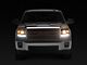 Raxiom LED DRL Bar Factory Style Headlights; Chrome Housing; Clear Lens (14-18 Sierra 1500 w/ Factory Halogen Headlights)