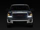 Raxiom LED DRL Bar Factory Style Headlights; Chrome Housing; Clear Lens (14-18 Sierra 1500 w/ Factory Halogen Headlights)