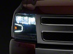 Raxiom LED Headlights; Black Housing; Clear Lens (07-13 Silverado 1500)