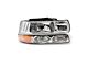 Raxiom OE Style Headlights with Bumper Lights; Chrome Housing; Clear Lens (99-02 Silverado 1500)