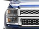 Raxiom OE Style Headlights with Chrome Trim; Black Housing; Clear Lens (14-15 Silverado 1500)