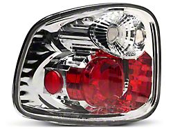 Raxiom Axial Series Euro Tail Lights; Chrome Housing; Clear Lens (01-03 F-150 Flareside)