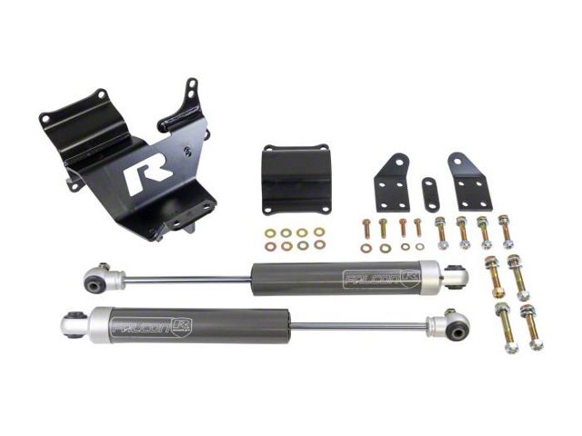 ReadyLIFT Dual Steering Stabilizer Kit with Falcon Steering Stabilizers (23-24 4WD 6.7L Powerstroke F-250 Super Duty)