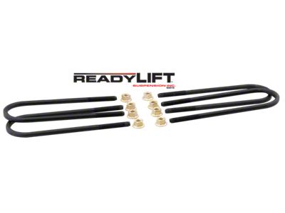 ReadyLIFT U-Bolt Kit; 390mm (99-10 4WD F-350 Super Duty)