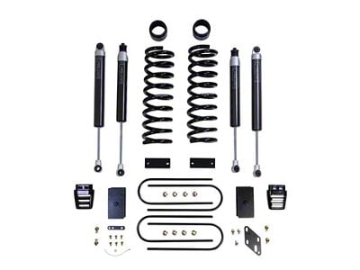 ReadyLIFT 3-Inch Coil Spring Suspension Lift Kit with Falcon 1.1 Monotube Shocks (19-25 6.7L RAM 3500 DRW Crew Cab, Mega Cab)