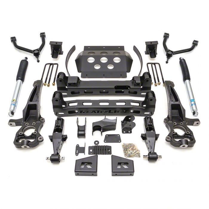 ReadyLIFT Sierra 1500 8-Inch Big Lift Suspension Lift Kit with Bilstein  5100 Shocks 44-3980 (19-24 4WD Sierra 1500, Excluding AT4) - Free Shipping