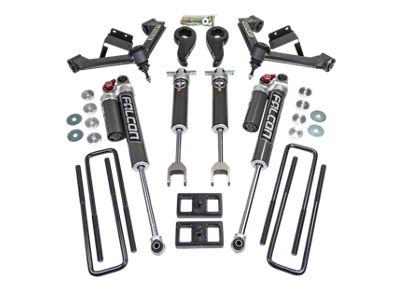 ReadyLIFT 3-Inch Front / 1-Inch Rear SST Suspension Lift Kit with Fabricated Control Arms and Falcon 2.1 Shocks (20-24 Sierra 2500 HD)