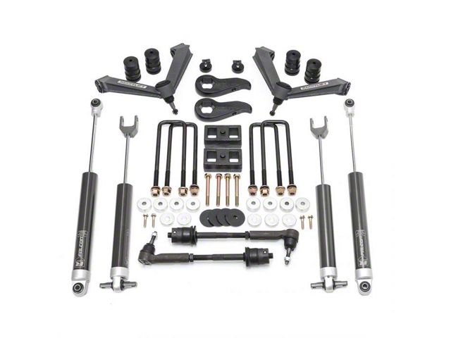 ReadyLIFT 3.50-Inch SST Suspension Lift Kit with Fabricated Control Arms and Falcon 1.1 Monotube Shocks (20-24 Silverado 2500 HD)
