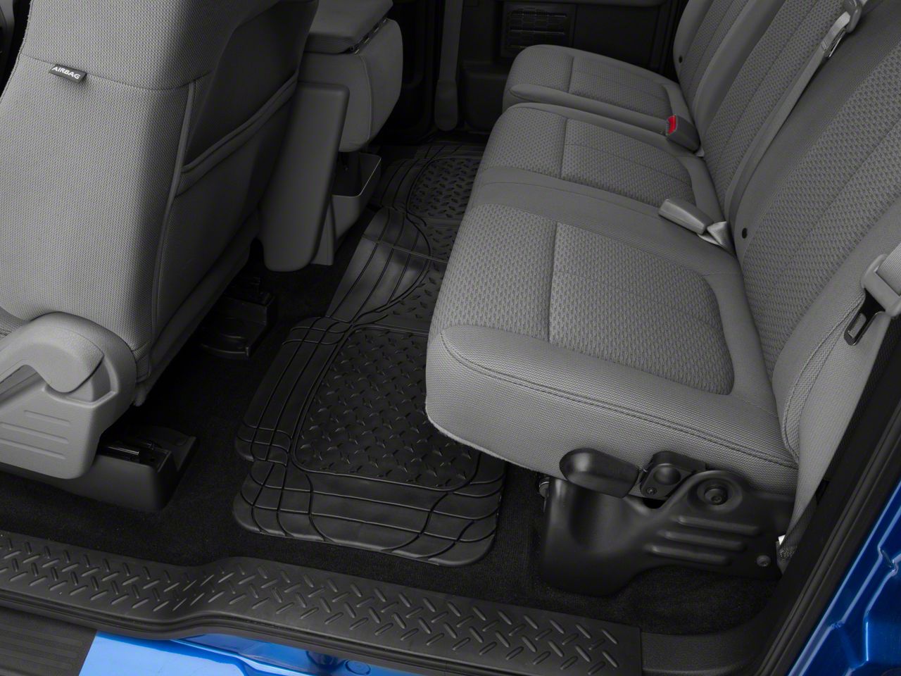 RedRock F-150 Alterum Series All-Weather Floor Mat Set with One-Piece ...