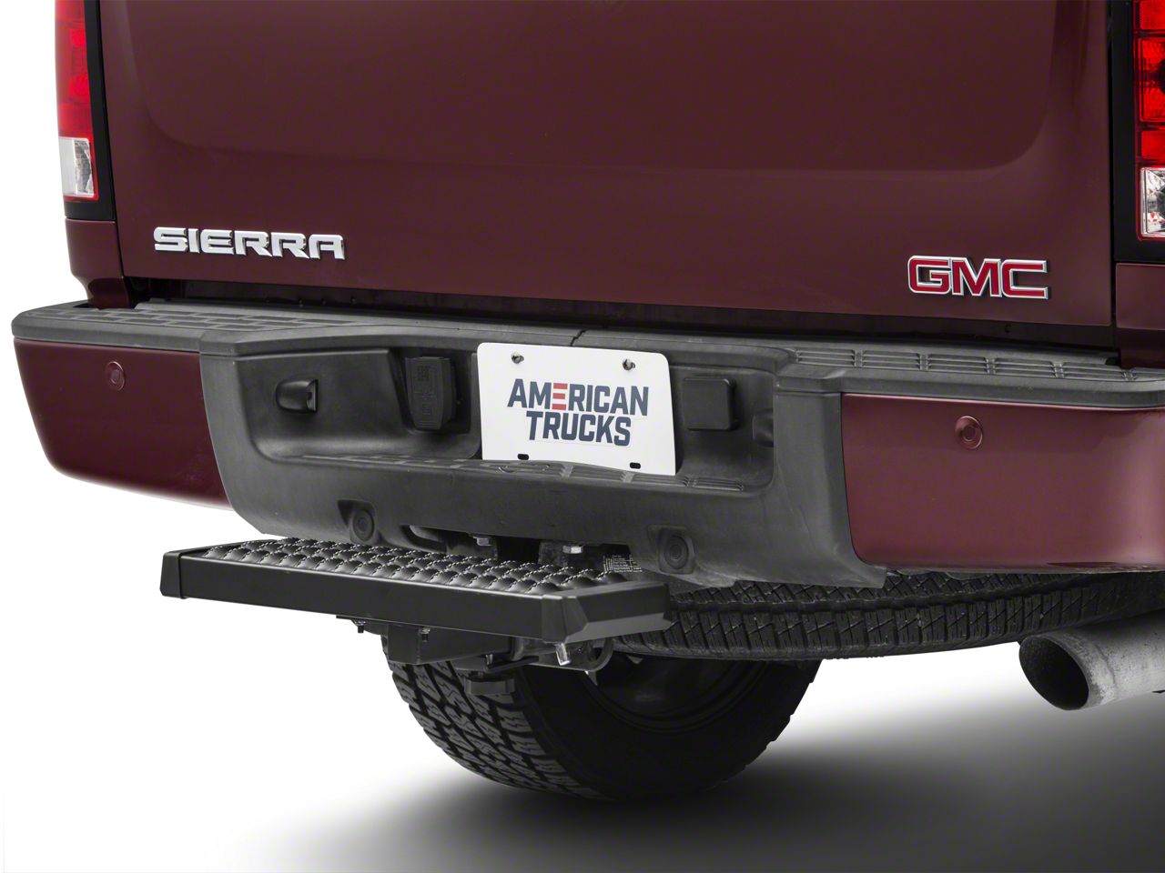 RedRock Sierra 1500 Aluminum Hitch Step for 2-Inch Receiver; Black ...