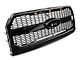 RedRock Baja Upper Replacement Grille with LED Lighting; Gloss Black (15-17 F-150, Excluding Raptor)